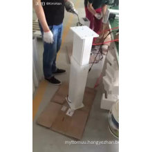 Electric lift column for TV lifting system with remote control and control box together